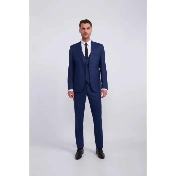 Costume Maison Oscar Paris Bleu 3 pièces