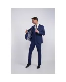 Costume Maison Oscar Paris Bleu 3 pièces
