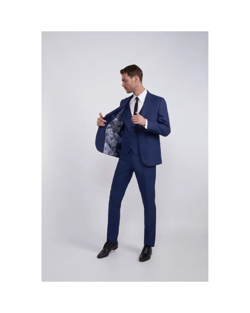Costume Maison Oscar Paris Bleu 3 pièces