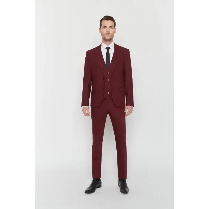 Costume Maison Oscar Paris Bordeaux 3 pièces